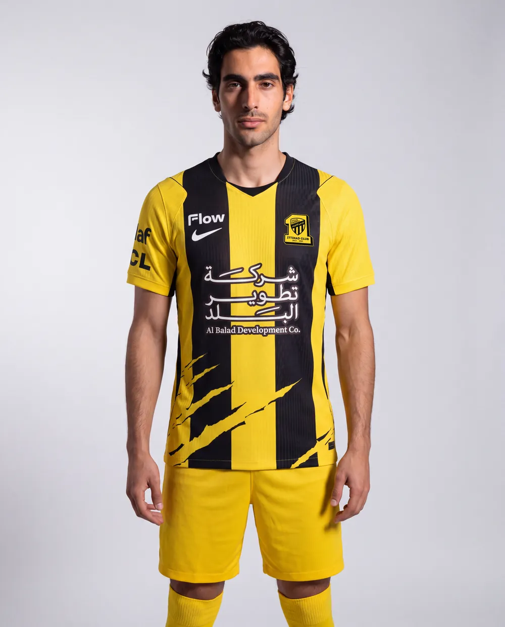 The same shirt on model, PDP frame